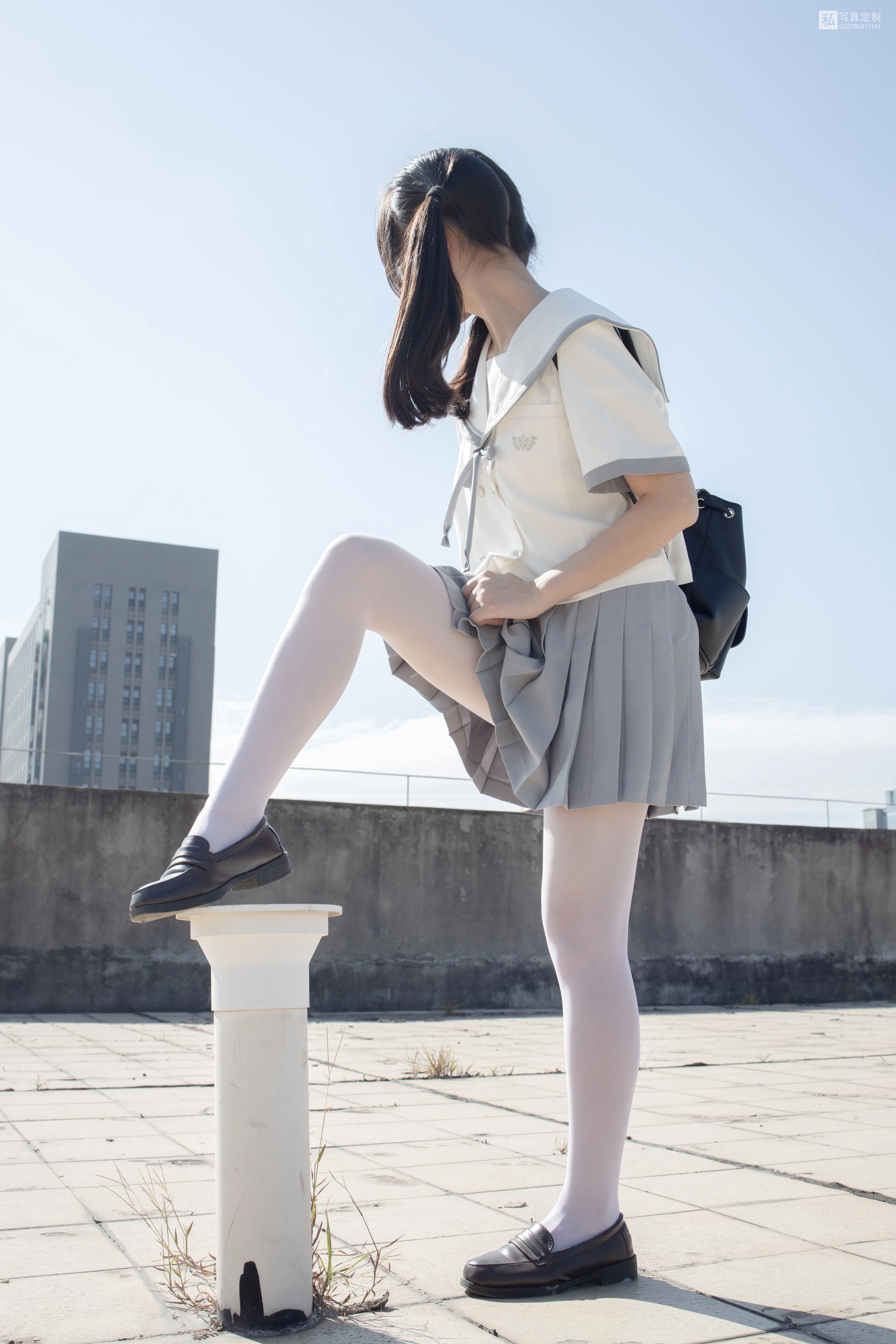 森萝财团 JKFUN-028 抑郁湖边与绝望天台 15D白丝 默陌 [58P 2V]插图3